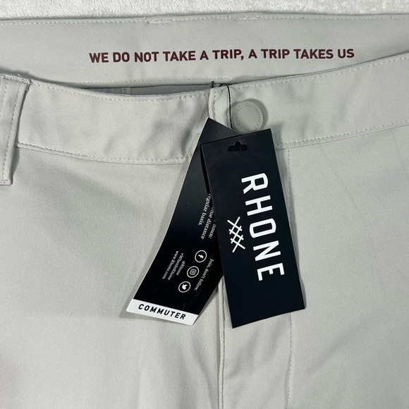 NWT Rhône Commuter Pants FlexKnit Size 35W 33L Stretch Cotton Chino Pant Rhone - Picture 3 of 12
